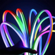 Неоновая RGB LED лента 5 метров с светомузыкой гибкая с пультом и Bluetooth водонепроницаемая IP67 12v 2439009482 фото 5
