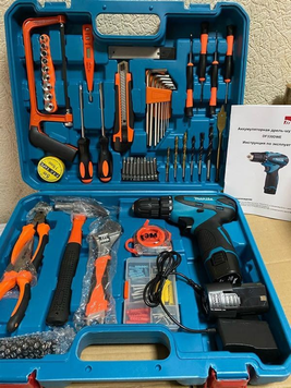 Аккумуляторный шуруповерт Makita DF330DWE (12V, 2AH) с набором инструментов. Шуруповерт Макита 1891684122 фото
