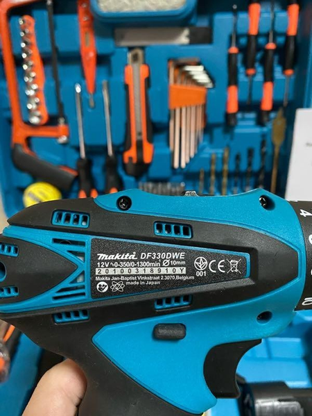 Аккумуляторный шуруповерт Makita DF330DWE (12V, 2AH) с набором инструментов. Шуруповерт Макита 1891684122 фото