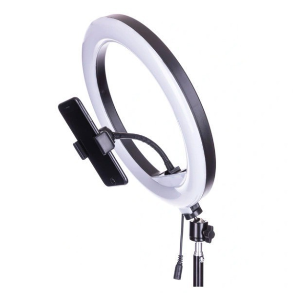 Кольцевая Лампа Ring Fill Light QX-300 30 см на штативе (2,1м) с держателем для телефона, лампа блогера, Лед л 1894112631 фото