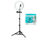 Кольцевая Лампа Ring Fill Light QX-300 30 см на штативе (2,1м) с держателем для телефона, лампа блогера, Лед л 1894112631 фото 6