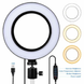 Кольцевая Лампа Ring Fill Light QX-300 30 см на штативе (2,1м) с держателем для телефона, лампа блогера, Лед л 1894112631 фото 2