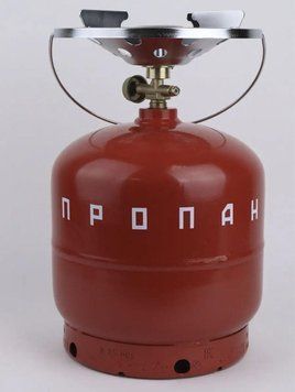 Кемпинг комплект газовый баллон пропан + горелка 8л. 1897619321 фото