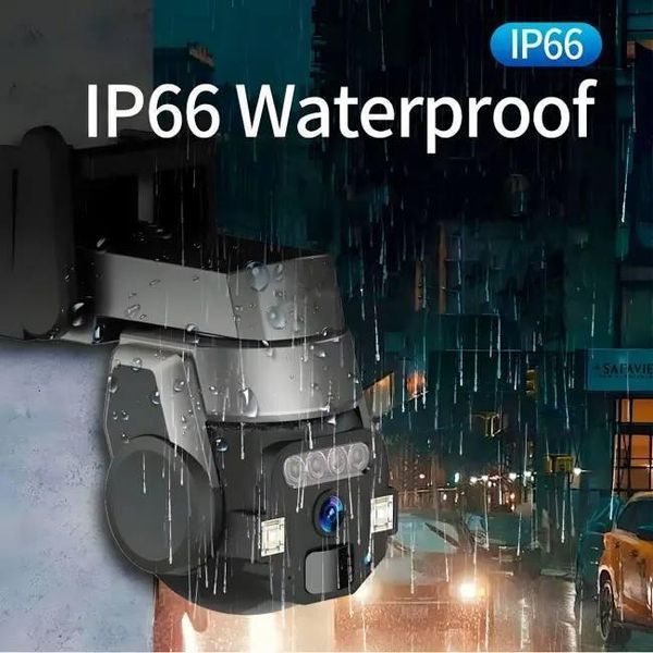 Умная уличная IP-камера видеонаблюдения водонепроницаемая с двойным экраном UKC Q812 Pro 1926676613 фото