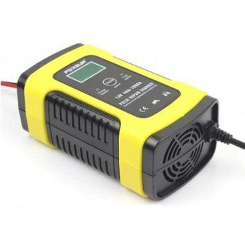 Зарядное устройство для автомобильного аккумулятора Foxsur 12V 5A импульсное зарядное устройство с ЖК-дисплеем 1854050910 фото