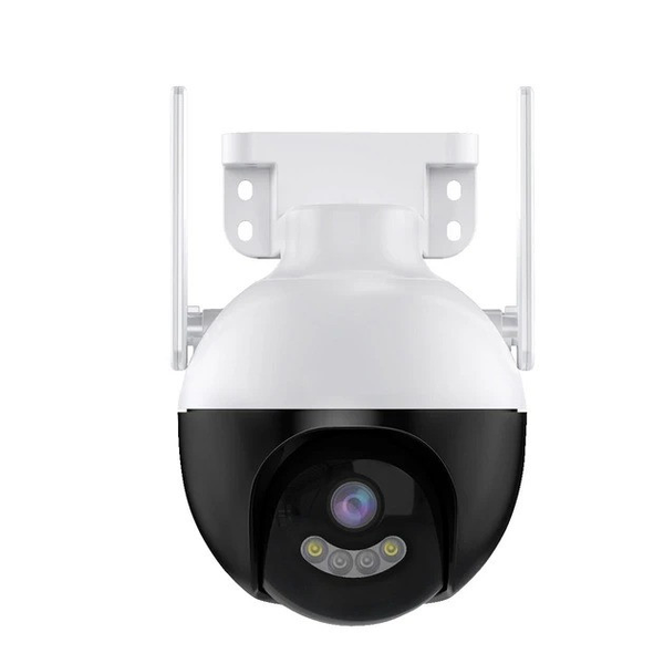 Уличная поворотная Wi-Fi IP камера видеонаблюдения А18 6MP 360&deg; наружная ночным видеонаблюдением, iCSee 901519 фото