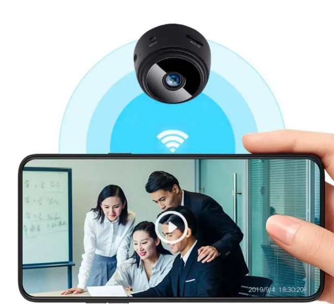 Мини Камера IP Видеонаблюдение A9 Wi-Fi FullHD 1080 Action Camera Беспроводная 1854050912 фото