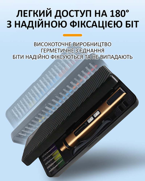 Электроотвёртка отвертка аккумуляторная с насадками SW-80022 (58 предметов) USB-Type-C для точных работ 2586524295 фото