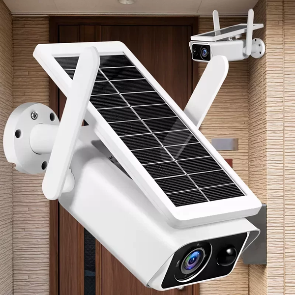 Уличная Камера видеонаблюдения не поворотная c солнечной панелью WIFI Solar ABQ-Q1 8MP FHD-Contains two 18650 1854050931 фото
