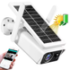 Уличная Камера видеонаблюдения не поворотная c солнечной панелью WIFI Solar ABQ-Q1 8MP FHD-Contains two 18650 1854050931 фото 1