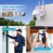 Уличная IP-Камера видеонаблюдения Q9 WiFi P6 IPC360 PTZ 1440х2560 уличная поворотная ICsee 901615 фото 9