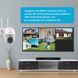 Уличная IP-Камера видеонаблюдения Q9 WiFi P6 IPC360 PTZ 1440х2560 уличная поворотная ICsee 901615 фото 8