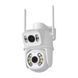Вулична Камера відеоспостереження з подвійною камерою WI-FI 8MP 4K PTZ IP зовнішня з двома об'єктивами ICSEE 901818 фото 5