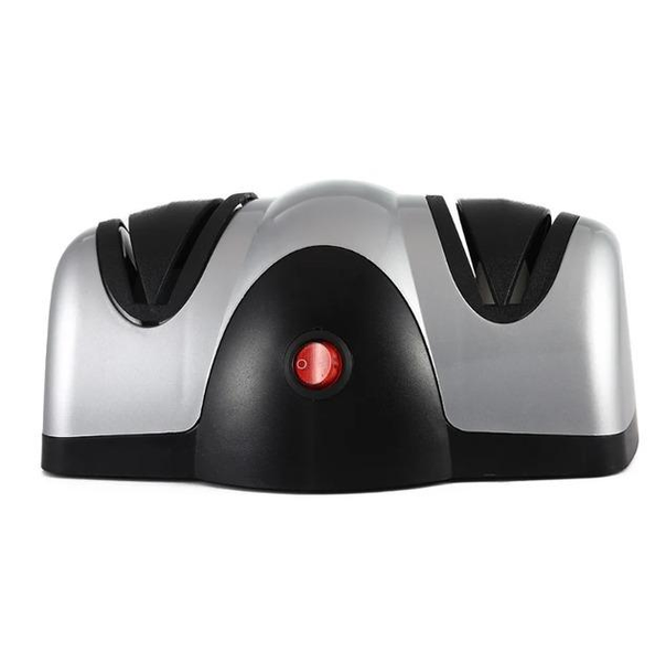 Большая двойная электроточилка для кухонных ножей KNIFE SHARPENER, точилка для ножей и ножниц 1854050935 фото