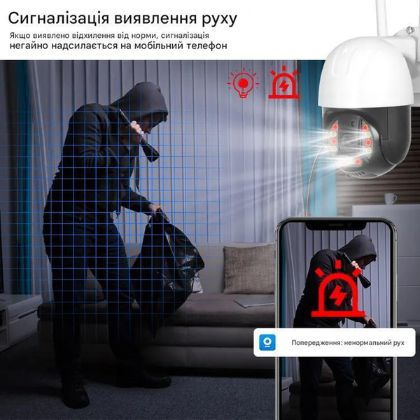 Вулична поворотна IP-камера GSM 4G OEMG C15X-H-4G. Програма &mdash; V380 Pro 1986501519 фото