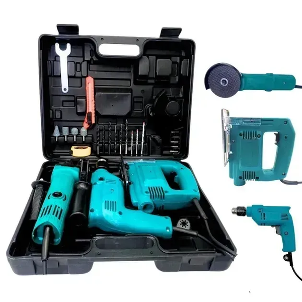 Набор Makita 3в1. в чемодане Дрель, Лобзик, Болгарка/ Инструменты Макита 1861491441 фото