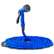 Садовый Шланг Magic Hose для полива с водным распылителем на 7 режимов 60 м усиленый шланг Синий 1870865119 фото 1