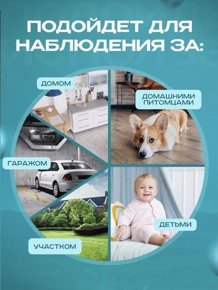 Уличная Камера с двумя объективами видеонаблюдения с двойной камерой Поворотная WIFI V380PRO 10X два объектива 1882352702 фото